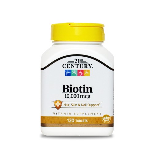 Биотин 10000 мкг / Biotin 10000 mcg (21st Century), 120 табл в России