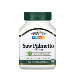 Saw Palmetto 21st Century (Экстракт плодов пальмы Сереноа), 60 капс