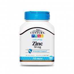 Цинк 21st Century (Zinc Chelated), 110 табл
