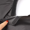 Фартук для бритья и стрижки бороды на присосках (барбер-фартук), цвет черный в России