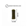 Кольцо для волос и бороды Спираль, цвет бронза, 5,0 мм в России