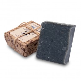Мыло угольное «Black Stone», Бородист, 90 гр