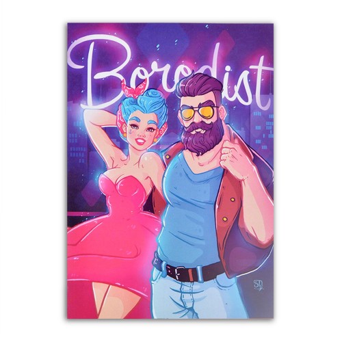 Открытки с бородачами, Бородист (Borodist) в России