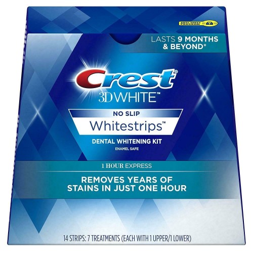 Отбеливающие полоски для зубов Crest 3D Whitestrips 1-Hour Express, курс 7 дней в России