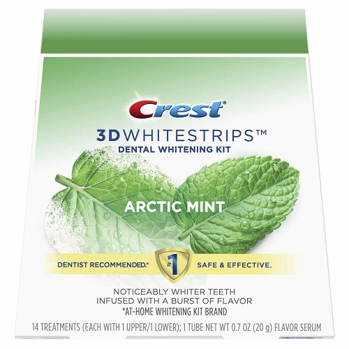 Отбеливающие полоски для зубов Crest 3D Whitestrips Arctic Mint, курс 14 дней в России