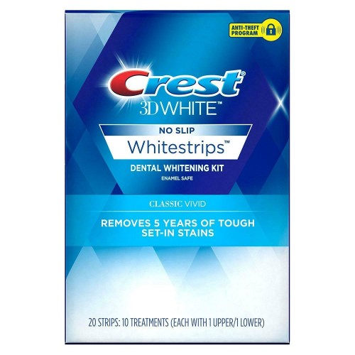 Отбеливающие полоски для зубов Crest 3D Whitestrips Classic Vivid, курс 10 дней в России