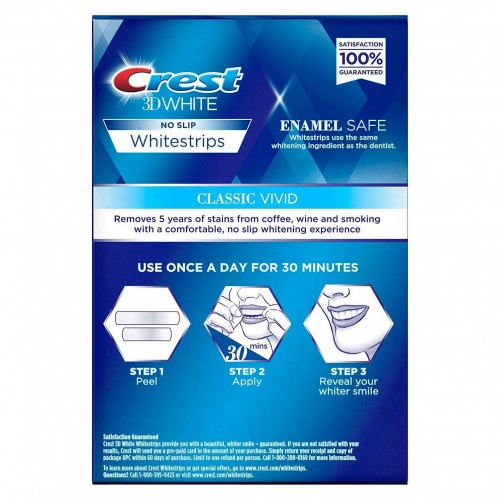 Отбеливающие полоски для зубов Crest 3D Whitestrips Classic Vivid, курс 10 дней в России