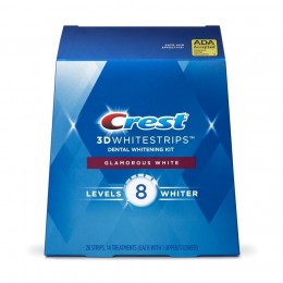 Отбеливающие полоски для зубов Crest 3D Whitestrips Glamorous White, курс 14 дней
