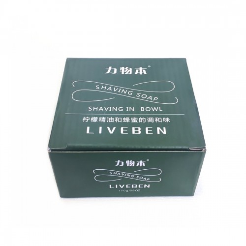Мыло для бритья Liveben Premium Shaving Soap, яркий цитрус, 170 гр в России