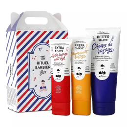Набор для бритья THE RITUEL BARBIER BOX - лосьон, крем для бритья, бальзам-афтершейв