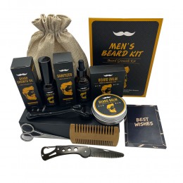 Подарочный набор средств для бороды Men's Beard Kit / 8 в 1