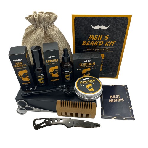Подарочный набор средств для бороды Men's Beard Kit / 8 в 1 в России