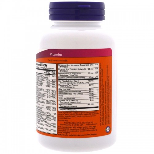 Мужской мультивитаминный комплекс ADAM с Saw palmetto, Now Foods, 90 гелевые капсулы в России