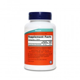 Цинк Now Foods (Zinc Gluconate), 250 табл