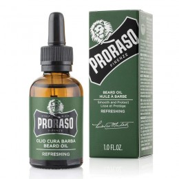 Масло для бороды освежающее Refreshing Proraso, 30 мл