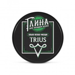 Глина сильной фиксации для укладки волос Trius (Триус), 100 мл