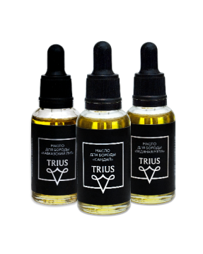 Скидка на масла для бороды Premium Trius