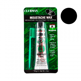 Воск для бороды Clubman Moustache Wax, черный