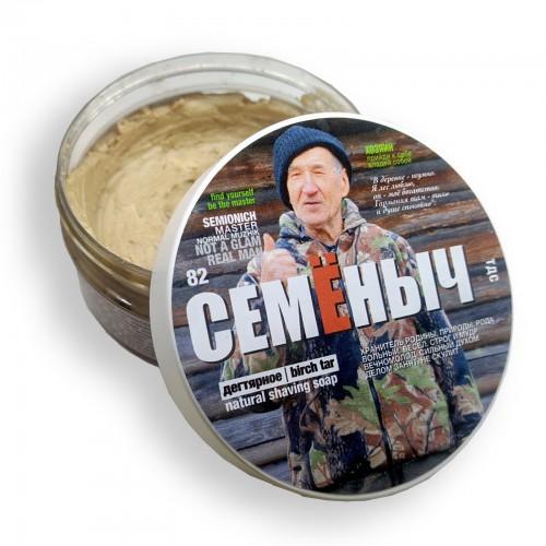 Мыло для бритья дегтярное «Семёныч», 85 гр (ТДС, Беларусь) в России