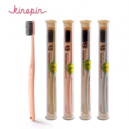 Зубная щетка Kinepin в футляре, эко из пшеничной соломы