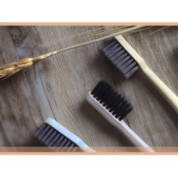 Зубная щетка Kinepin в футляре, эко из пшеничной соломы